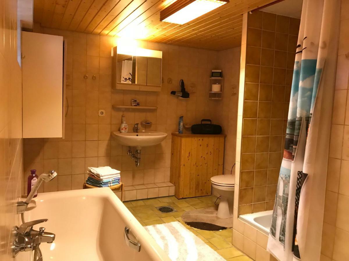 Ferienwohnung Schönes Kellerzimmer mit Bad Mittelangeln Exterior foto